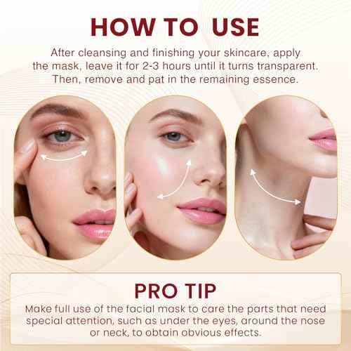 Bio-Collagen Face Masks, Deep Hydrating Sheet Overnight Face Mask, Facial Treatments and Masks for Women, Korean Skincare, Moisturizing and Firming for Girl, 24 Pack