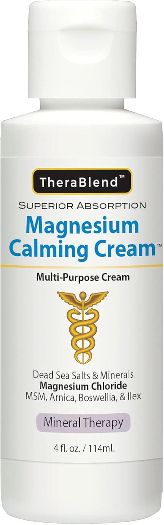 Magnesium Calming Cream - Soothing Moisturizer for Stress Relief | 4 oz