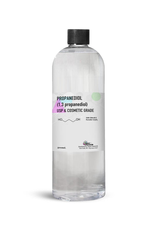Talsen Chemicals Propanediol PDO Liquid 1,3 (500 mL / 16.9 Ounce) Propanediol 1,3 Cosmetic and USP Grade