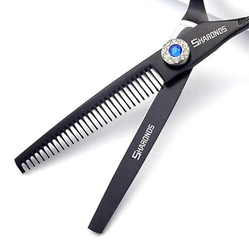 Hairdresser Professional Left-Handed Scissors Set - 6.0 Inch Hair Sparse Scissors - 440C (3pc-A)