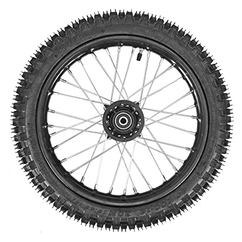 Front 60/100-14 Tire Wheel Rim With 12mm Bearing For Dirt Pit Bike (60/100-14(12mm inner bearing))