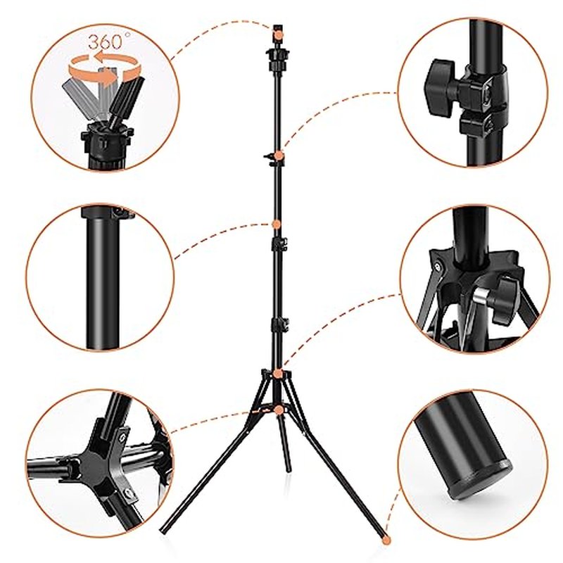 Mannequin Head Stand, Adjustable Wig Stand, Reinforced Metal Mannequin Head Stand for Cosmetology Hairdressing Training