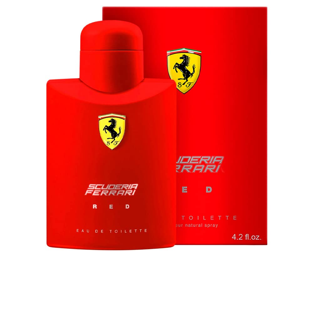 Ferrari Scuderia Red Eau De Toilette Spray, Citrus, 4.2 Oz