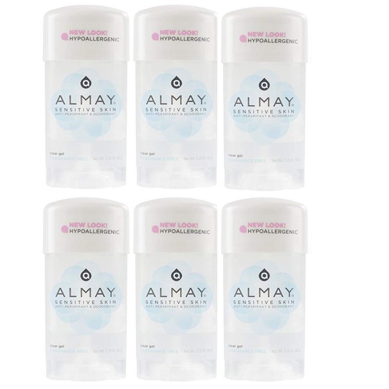 Almay Sensitive Skin Clear Gel - Fragrance-Free Moisturizer | 2.25 oz (Pack of 6)