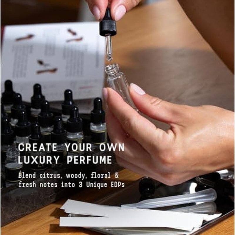 EGALITE | Complete DIY Perfume Making Kit/Fresh, Citrus, Aromatic/For Men Women & Families/Create Your Own Custom Fragrances/Perfume starter kit/Unique & fun gift for Christmas