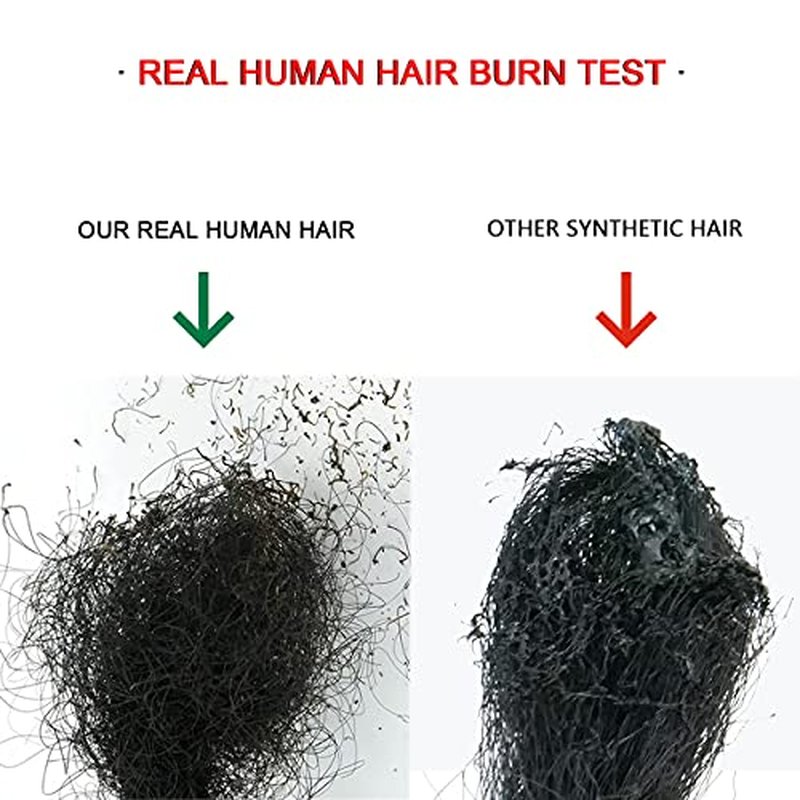 0.6cm Width 4 Inch 100 Strands 100% Human Hair Loc Extensions, Full Handmade Dreadlock Extensions for Men Women Kids Can Be Dyed and Bleached with Needle and Comb Unprocessed Natural Black
