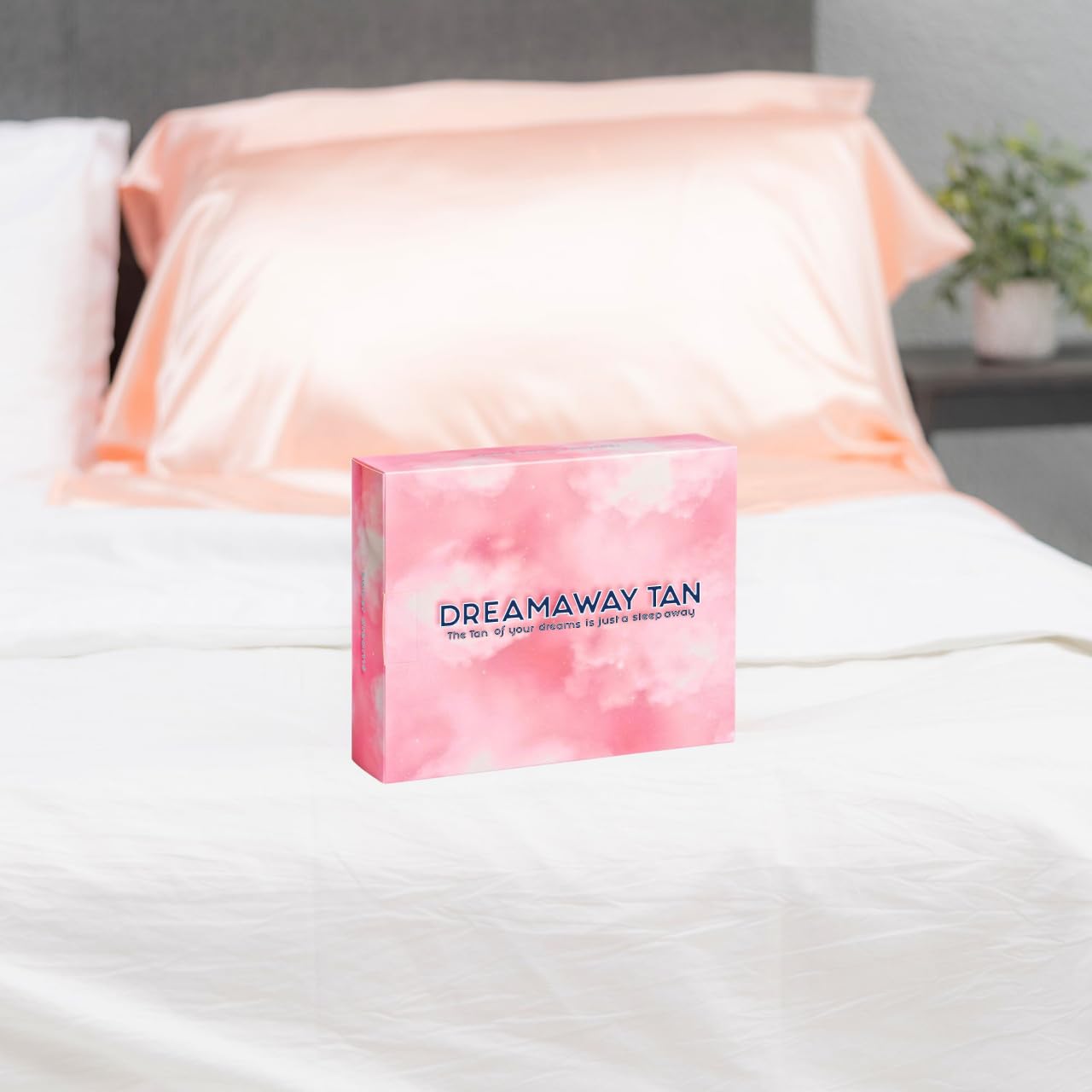Dreamaway Self Tan Sleep Sack Silky Satin Travel Sheet with Sewn-in Pillow Holder, 2 Easy Access Zippers and Bonus Pillow Case Spray Tanning Lotion Stain Protection