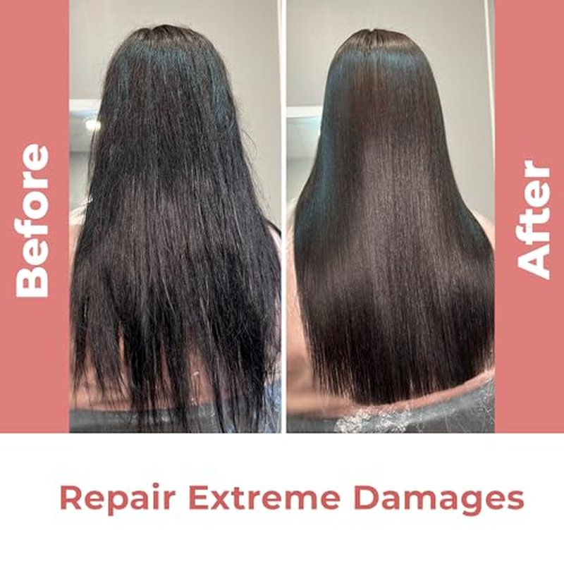 Hair Reconstruction Set - 3 Steps, Repair Treatment, Damage Hair, Protein Recharge, Nutrition, Brazilian Hair Products, Anti Frizz, Vegan - Up to 10 applications