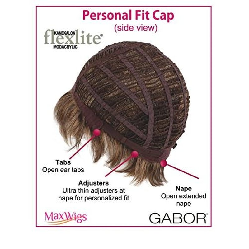 hairuwear Eva Gabor Acclaim Short Layered Average Size Comfort Cap Wig, Sugared Smoke