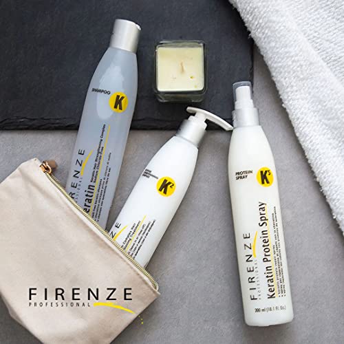 Firenze Professional Keratin Care Bundle ? Keratin Complex Shampoo 300ml (10.1 fl oz) and Intense Conditioning Pack 300ml (10.1 fl oz)