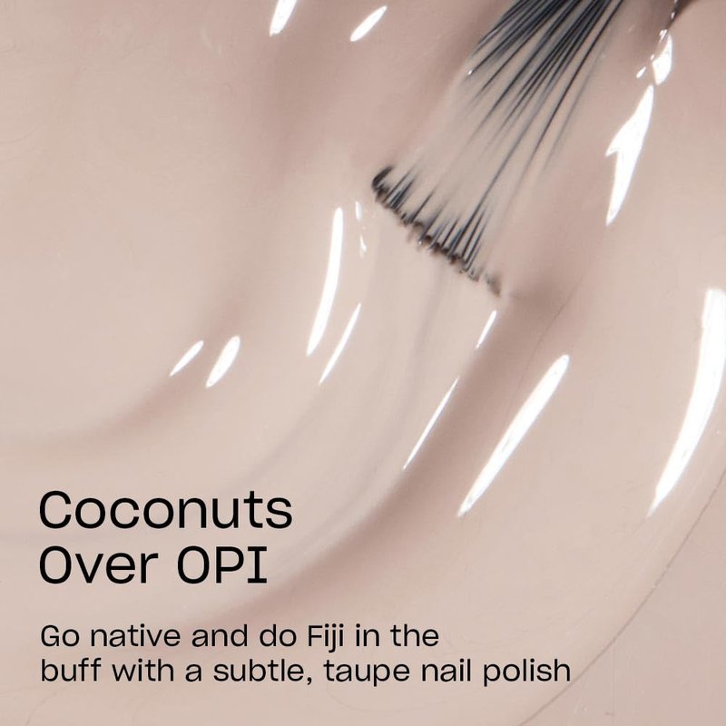 OPI Nail Lacquer Coconuts Over OPI | Opaque Dark Brown Crème Chip Resistant Nail Polish | Fiji Collection