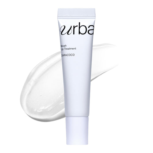 Urbanand Mwah Lip Treatment CARACOCO, Vegan Korean Glossy Lip Balm, Shea Butter, Peptide, Glowy, Lightweight, Moisturize, for Dry, Chapped Lips (13g / 0.45 oz.)