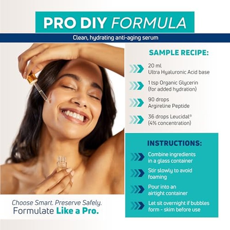 Skin Perfection Leucidal Liquid Sf Max Lactobacillus Natural Preservatives for Cosmetics Natural Preservative Alternative Skin Care Lotion Making Leucidal Liquid SF 16 Oz