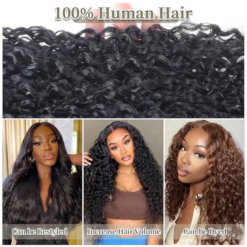 Curly Wave Human Hair 4 Bundles Brazilian Raw Virgin Hair Weave Bundles Jerry Curly Wet And Wavy 12A Grade Unprocessed Human Hair Extensions Natural Black 12 14 16 18 inch 100g/pc