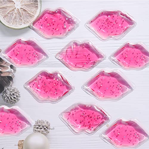 Lip Masks, Ice Packs for Lip Filler Aftercare, Mini Cold Packs, Small lce Pack for Mouth,Injections, Injuries (Lip pouch-ten)