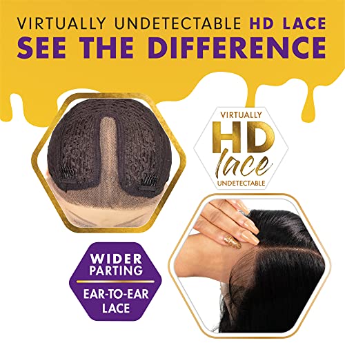 Sensationnel Butta Lace Wigs - Unit 30 Extra Wide 5 Inch Deep Parting Synthetic Preplucked Hairline Glueless Lacefront (BALAYAGEGOLD)