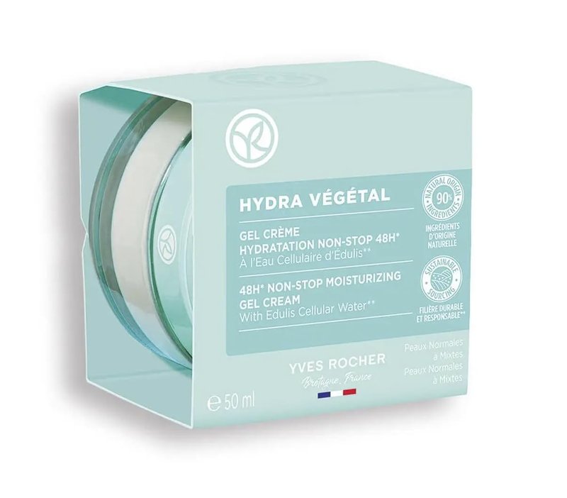 Yves Rocher Hydra Vegetal 48h Non-Stop Moisturizing Gel Cream 50 ml./1.7 fl.oz.