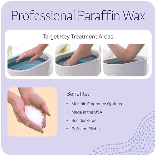 Therabath Paraffin Wax Refill - Thermotherapy - Use to Relieve Arthritis Discomfort, Stiff Muscles, & Dry Skin - For Hands, Feet, Body - Deeply Hydrates & Protects - Made in USA, 2 lb. ScentFree