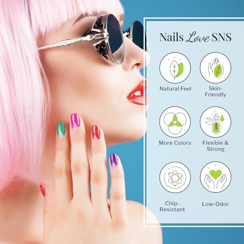 SNS Nail Dip Powder, Gelous Color Dipping Powder - Brownstone Steps (Brown, Cream) - Long-Lasting Dip Nail Color Lasts 14 Days - Low-Odor & No UV Lamp Required - 1 OZ