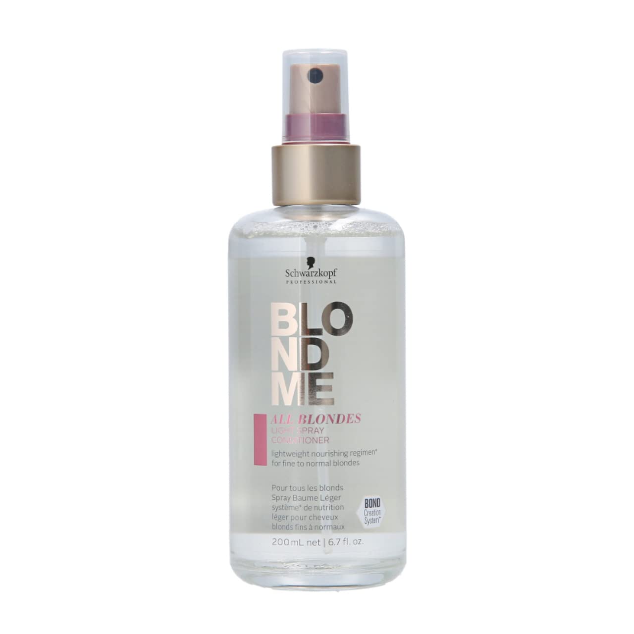 BlondMe All Blondes Light Spray Conditioner 6.76 Fl Oz – Detangles and Softens Fine to Normal Blonde Hair