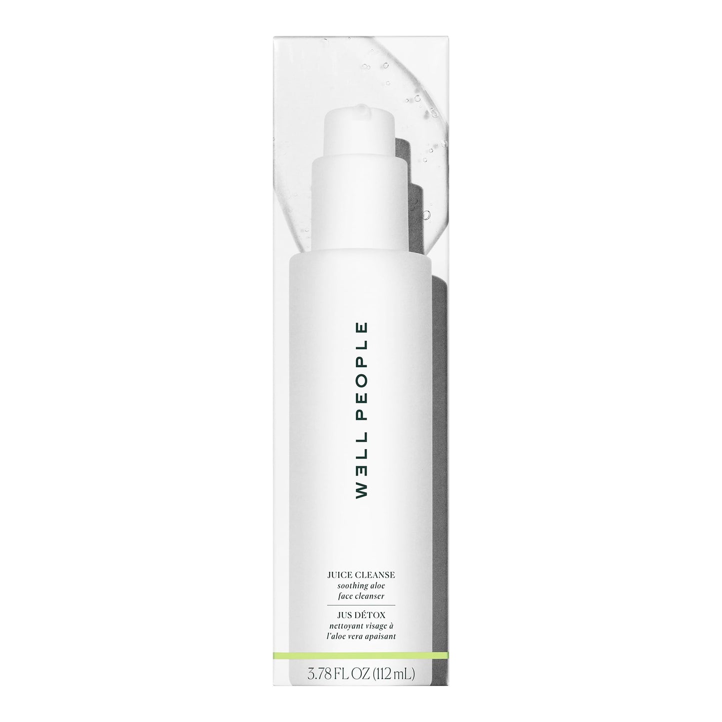 Well People Juice Cleanse Soothing Aloe Face Cleanser, Nourishing Gel-based Cleanser For All Skin Types, Softens & Hydrates Skin, Vegan & Cruelty-free