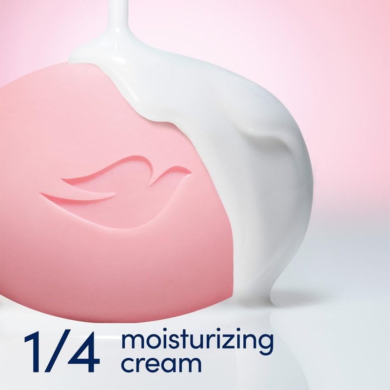 Dove Pink Beauty Bar Soap 3-Pack | 3-in-1 Moisturizing Face, Body & Hand Soap - 3.17 Oz Each