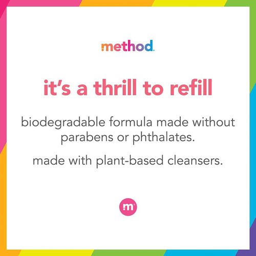 Method Gel Hand Soap Refill, Sea Minerals, Biodegradable Formula, 34 Fl Oz (Pack of 2)