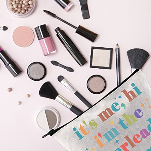 Cheerleader Zipper Makeup Bag It's Me, Hi I'm The Cheerleader It's Me Bag Cheerleading Teammate Gift (cheerleader)