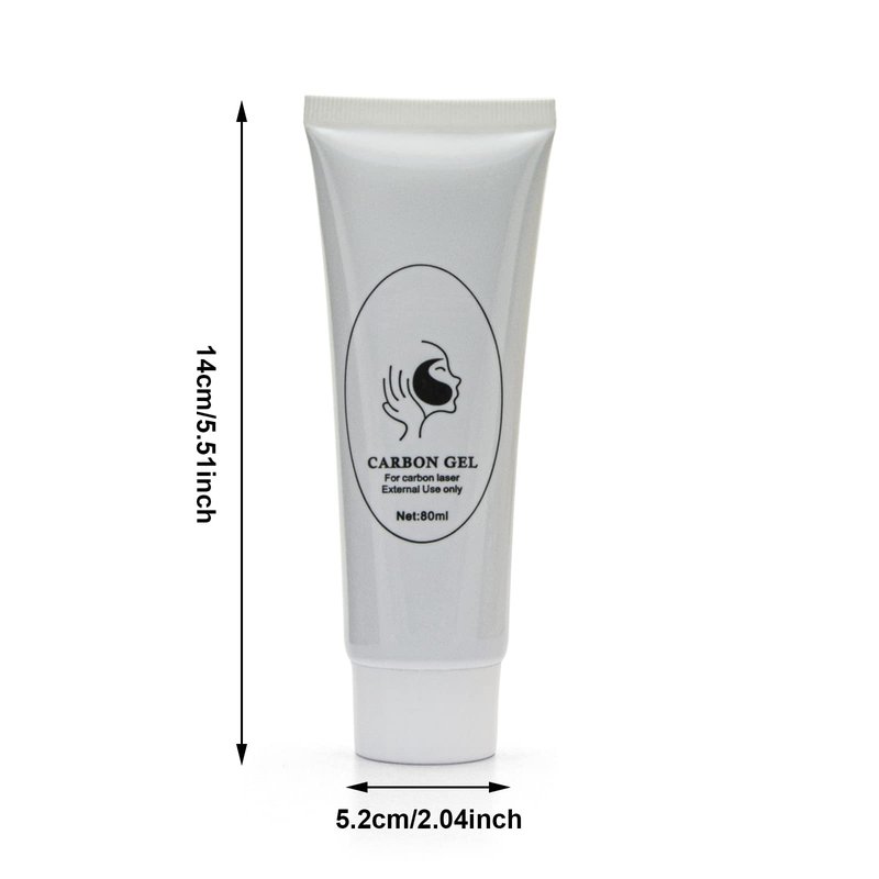 Elitzia Carbon Gel Peel Skin Care Rejuvenation Black Doll Facial Skin Deep Cleaning with Nano Activated Carbon for Laser Carbon Cream ETBDF80 80ml Pack of 2