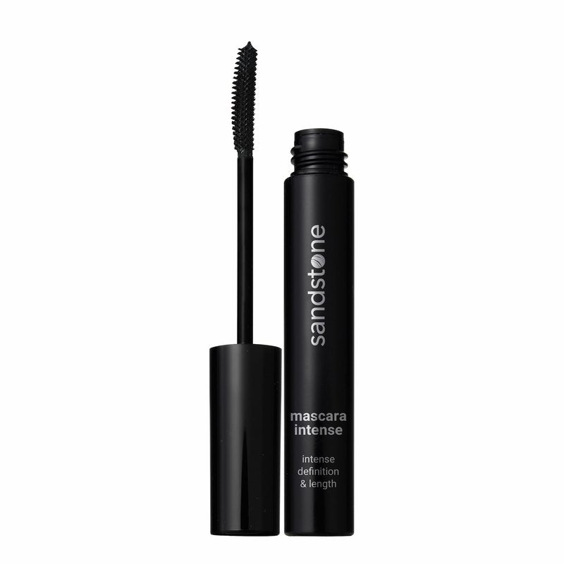 Sandstone Scandinavia Hypoallergenic Mascara for Sensitive Eyes – Smudge-Proof & Sweatproof Lengthening Mascara with Lash Separation – Vegan, Fragrance-Free & Allergy Certified – Black