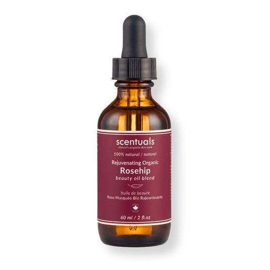 Rosehip Facial Oil Blend, Face Moisturizer with Pure Rosehip, Grapeseed Oil, Apricot Oil, Safflower Oil, Vitamin E for Deep Hydration, Protection and Versatile Anti Aging Skincare, 2 fl.oz | 60 ml
