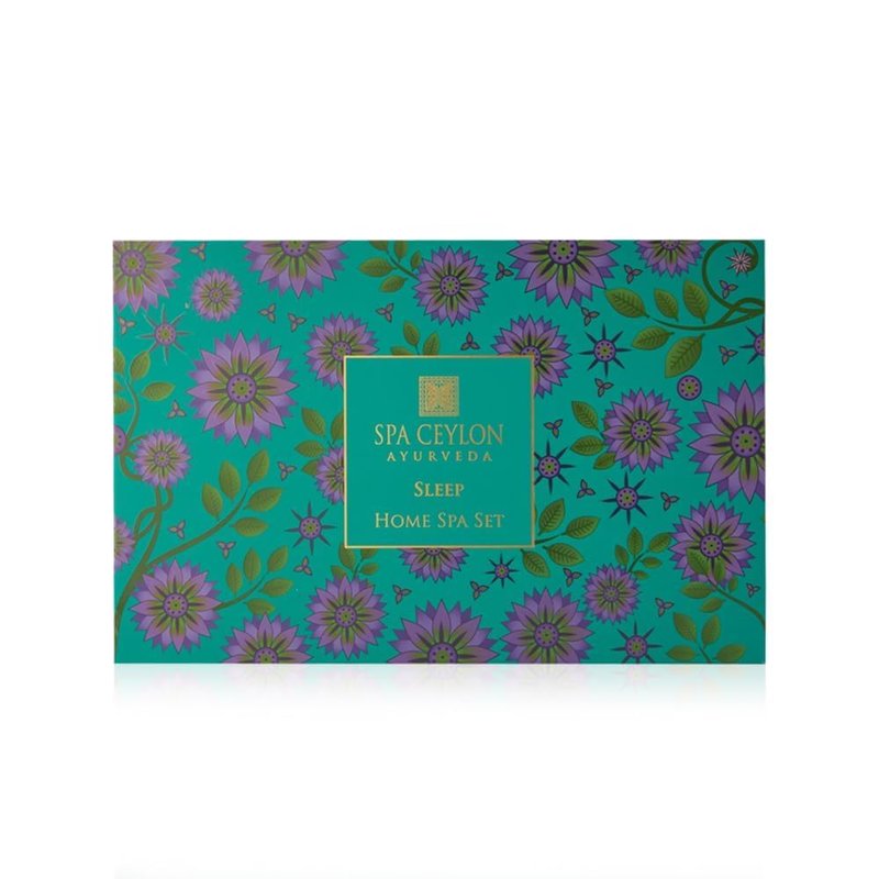 Spa Ceylon SLEEP HOME SPA SET | Body Care Set & Mini Travel Bag | Organic Self-Care Set | Vegan | Holiday Gift Set