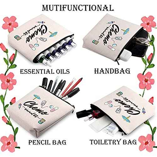 WCGXKO Chemo Care Package for Women Chemo Survival Kit Chemotherapy Treatment Zipper Pouch Bag (survival kit Chemo)