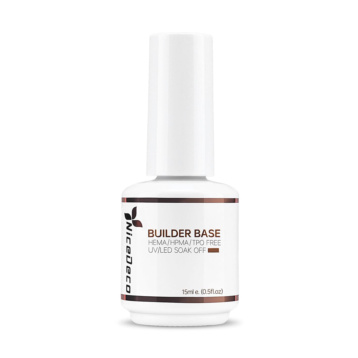 Builder Nail Gel - 7 in 1 Clear Base Gel & Rubber Polish Set | 15ML, 6 Pcs