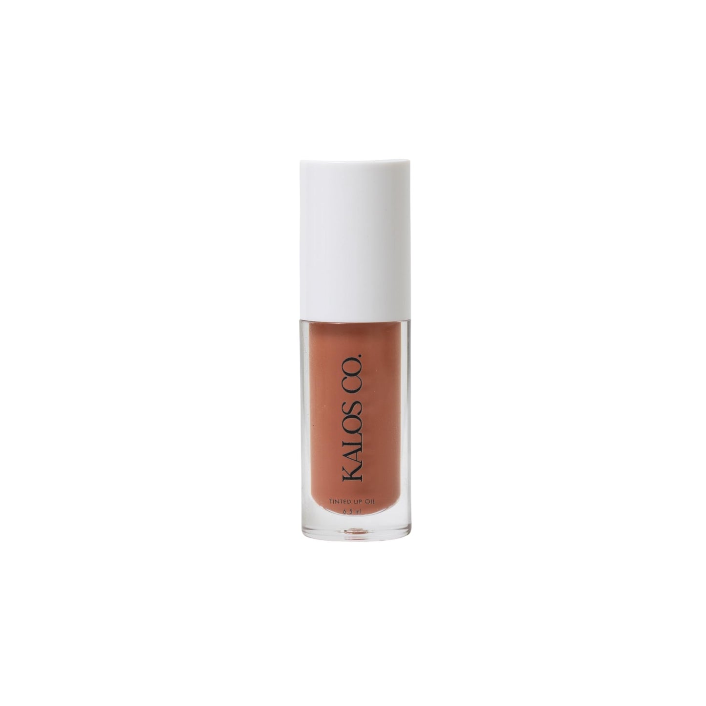 Kalos Co. Tinted Lip Oil with Tallow & Lanolin – Hydrating Balm-Gloss Hybrid with Cherry Seed Oil & Castor Oil – Natural Mineral Pigments, Nourishing Moisture, Non-Sticky Shine (5 Shades) (Poppy)