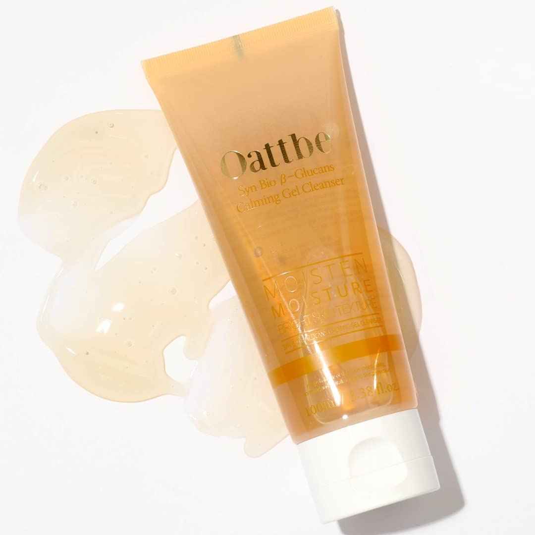 Oattbe Syn Bio Beta Glucan Gentle Gel Face Cleanser - Premium Korean Sensitive Skin Face Wash With 5 Weights of Hyaluronic Acid, 100 ml