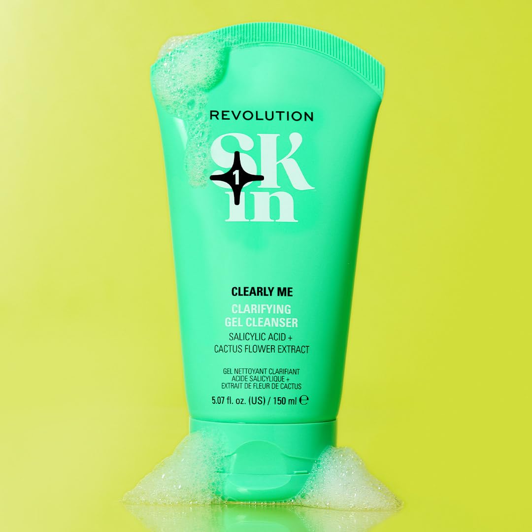 Clearly Me 2% Salicylic Acid Cleansing Gel - Hydrating Face Wash for Oily Skin | 11.69 fl oz