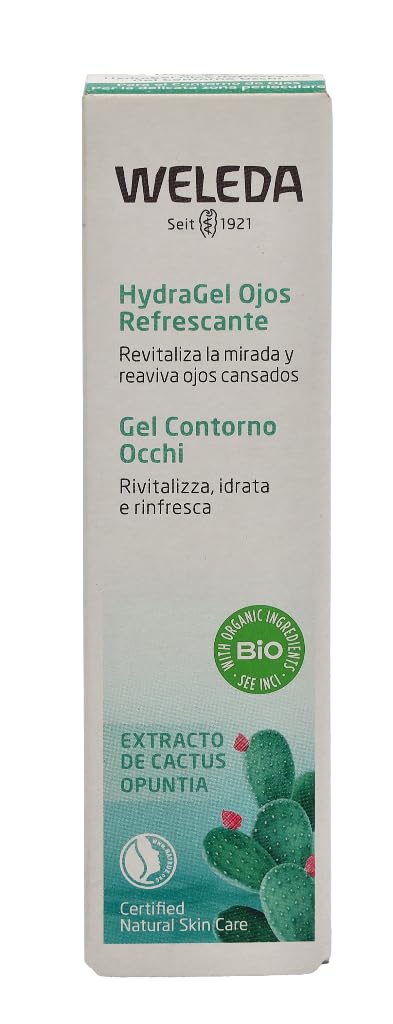 Weleda Sheer Hydration Eye Gel, Prickly Pear Cactus Extract, 0.34 Fluid Ounce