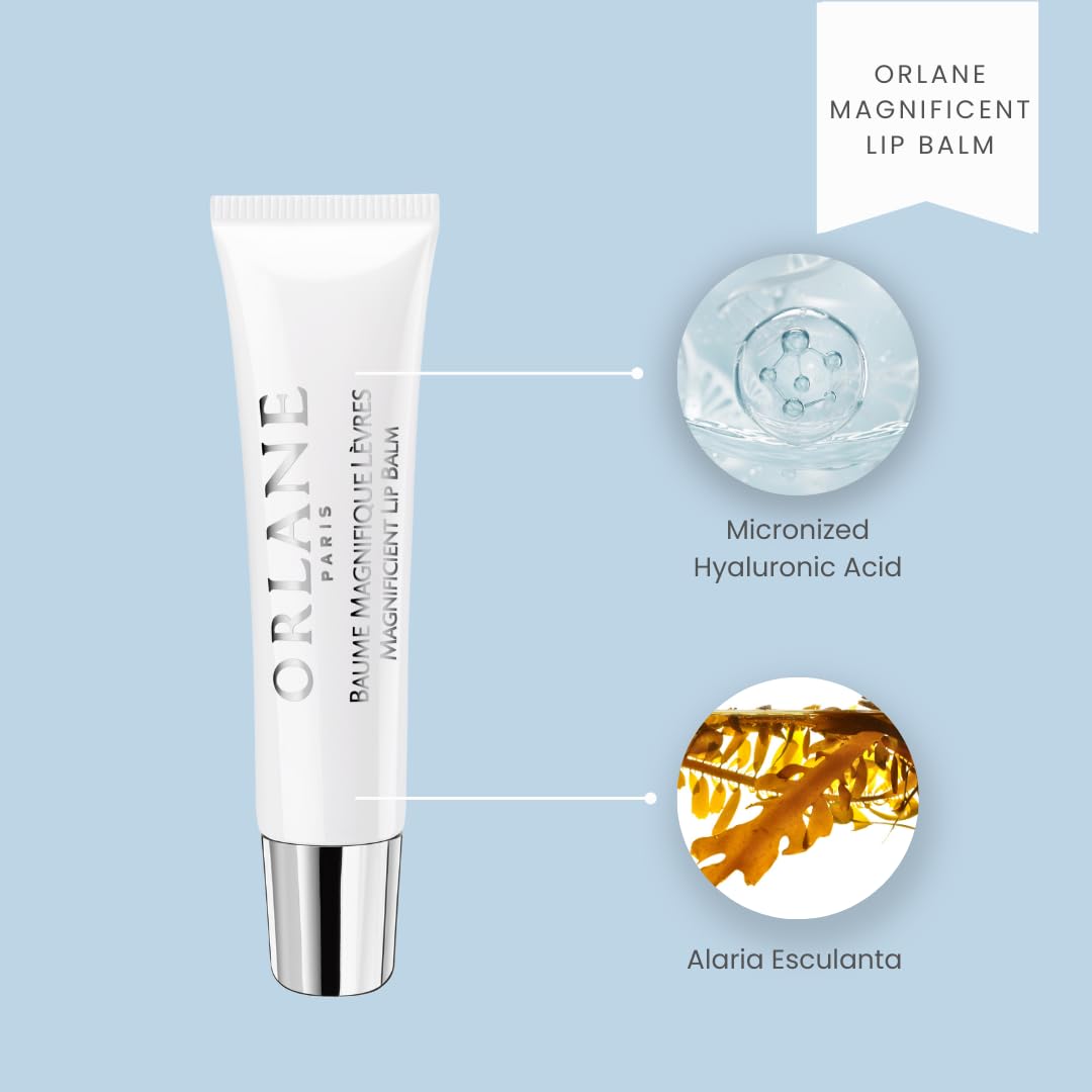 Orlane Lip Balm - Smoothing & Plumping Hydration Formula | Deep Moisture, Velvet Finish, Day & Night Use