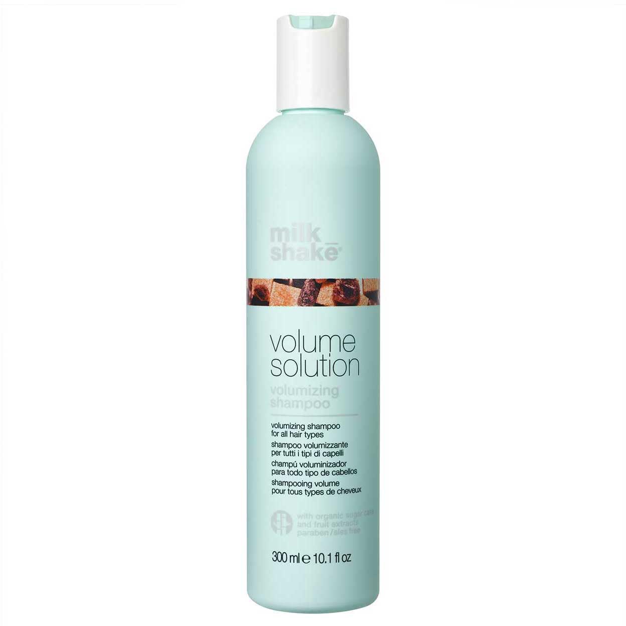 milk_shake volumizing shampoo | weightless body & shine for flat or fine hair | paraben‐ and SLES‐free with sugar cane derivatives & milk proteins, 10.1 fl oz / 300 mL