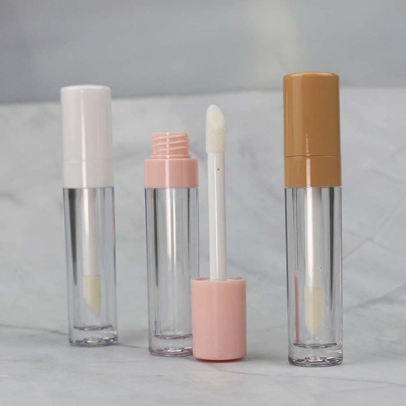 Pink Lip Gloss Tubes - 30pcs 8ml PETG Containers with Big Doe Foot Wand | Ideal for Lip Gloss & Concealer
