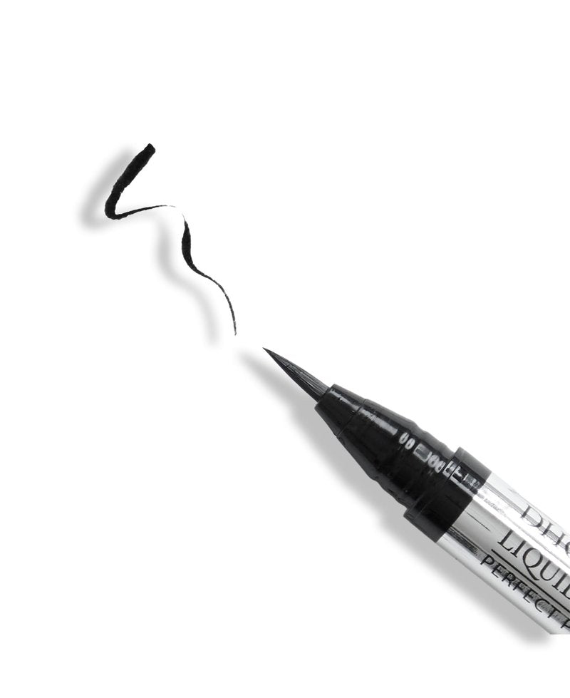DHC Liquid Eyeliner EX, Water-Resistant, Fine Tip, All Day Wear, Black, 0.01 fl. oz.