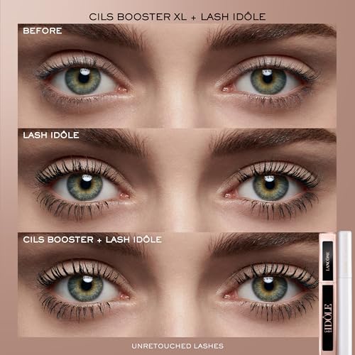Lanc?me Lash Id?le x Cils Booster XL Mascara Gift Set - Full Size Lash Id?le Mascara 0.27 Fl Oz, Travel Size Cils XL Enhancing Lash Primer 0.13 Fl Oz. and Mini Id?le Mascara 0.08 Fl Oz.