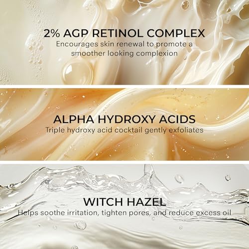 COSMEDIX Define Anti-Aging Face Cream with Hydroxy Acid & Retinol Complex - Age-Defying Facial Moisturizer for Fine Lines, Wrinkles & Uneven Skin - Lightweight PM Facial Treatment for All Skin Type