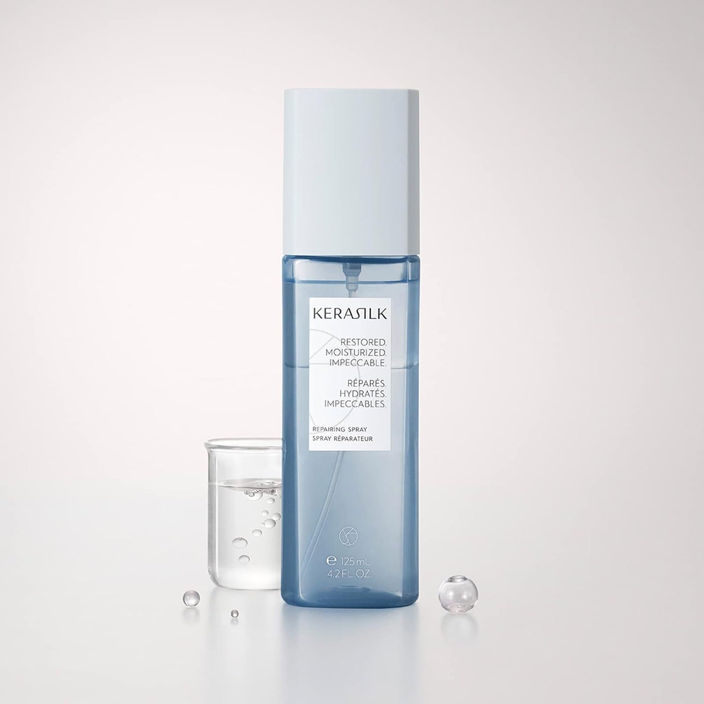 KERASILK Repairing Spray - Nourishing Hair Treatment for Dry, Damaged Hair | Heat Protection & Detangling