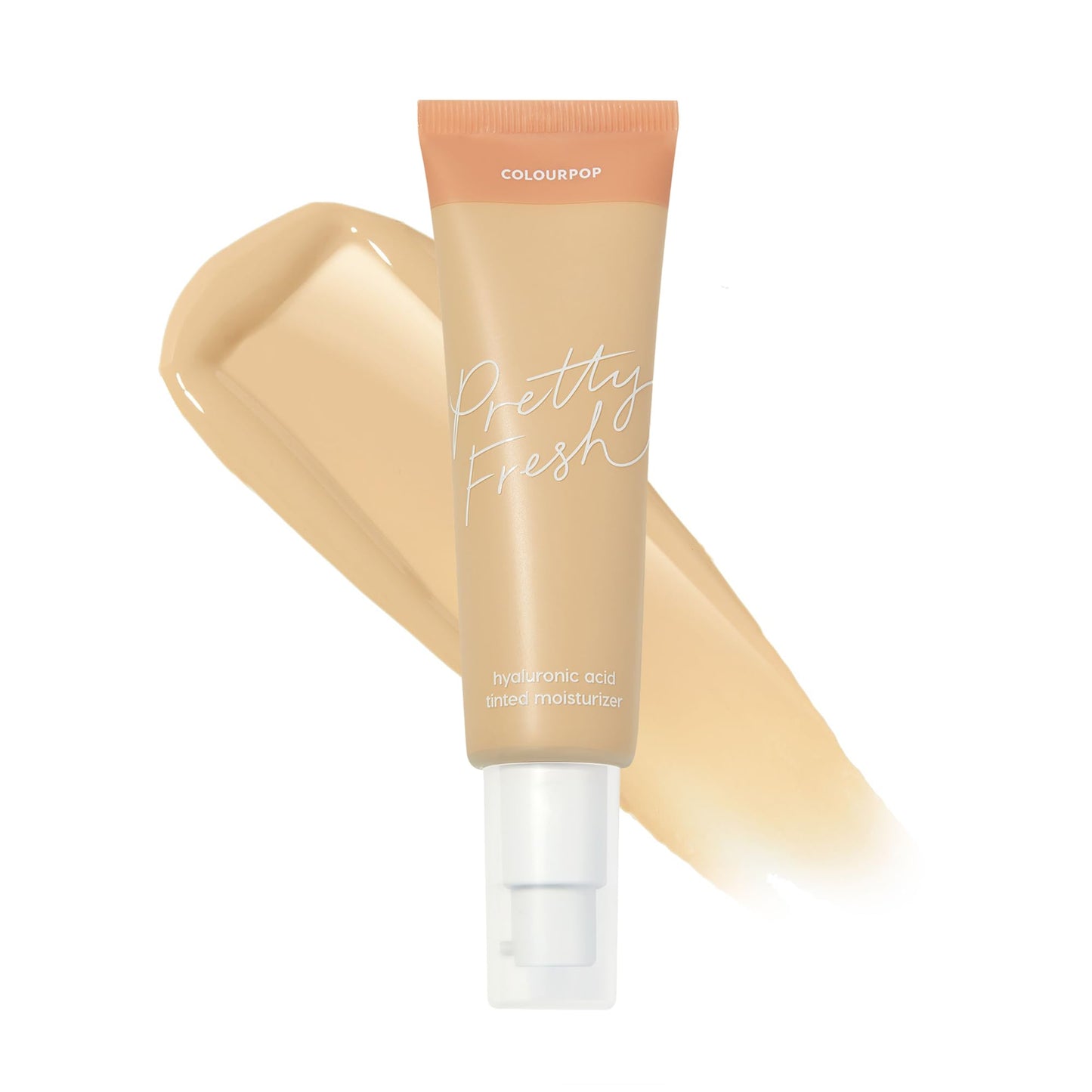 ColourPop Pretty Fresh Tinted Moisturizer - Hydrating Skin Tint with Lightweight Coverage - Formulated with Hyaluronic Acid & Coconut Water for Healthy-Looking Skin - Fair 3W (1.45 oz)