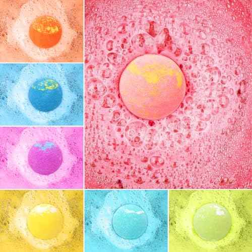 Bath Bombs for Kids with Surprise Inside Kid with Jungle Toys Inside, 12-Pack Organic Bath Bombs for Boys Bubble Bath with Magic Bathbombs, Birthday Gifts for Boys