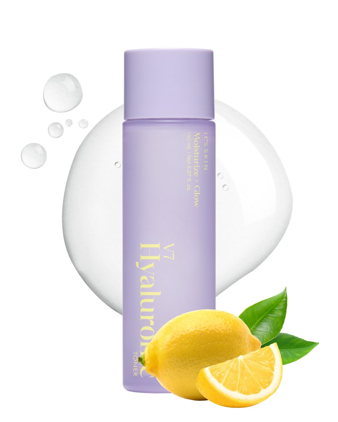 IT'S SKIN V7 Hyaluronic Toner with PHA & 7 Vitamins | Korean Hydrating Toner for Dry Skin (Pack of 1, 5.07 Fl oz.)