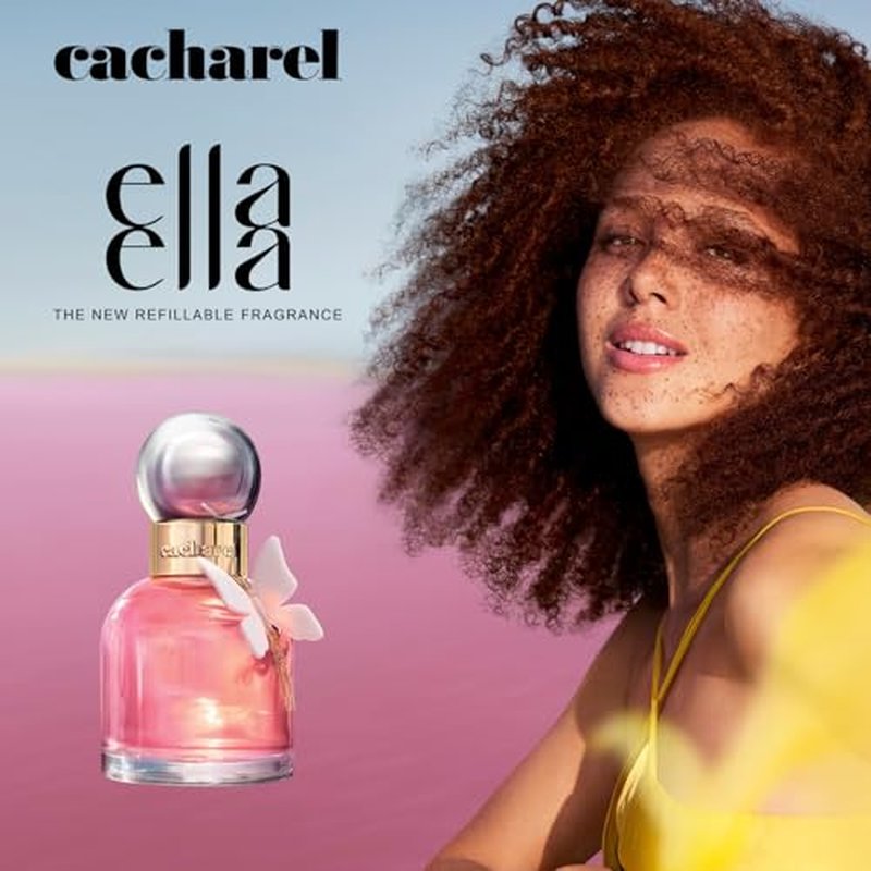 Cacharel Ella Ella - Vanilla Perfume for Women - Floral Chypre - Notes of Coconut Accord, Bourbon Vanilla, Bergamot Essence - Long Lasting Fragrance