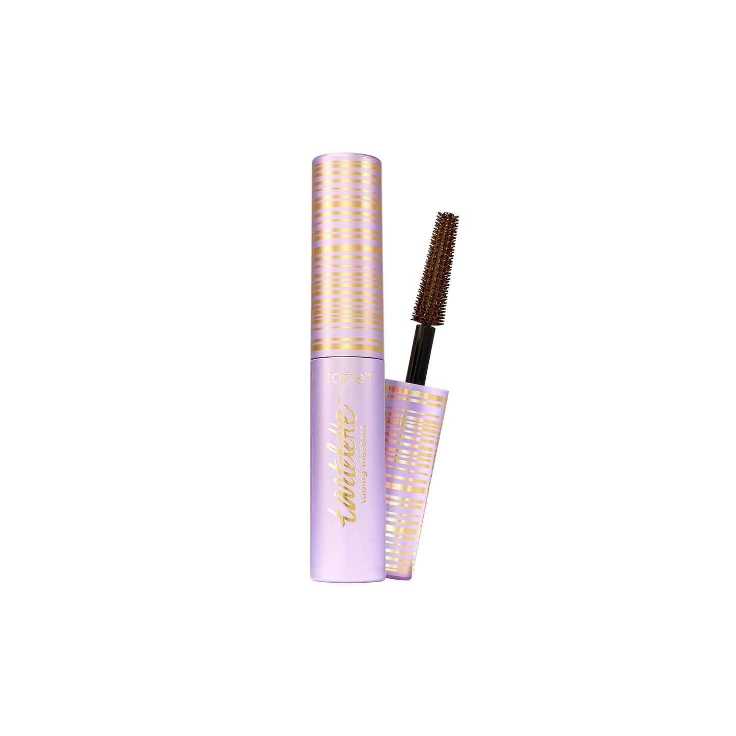 tarte tartelette tubing mascara – Lash Extensions in a Tube, Easy-to-Remove Eye Makeup, Clinically Proven to Volumize & Curl, 24Hr Smudge-Proof Longwear, Vegan & Cruelty-Free, travel size, brown